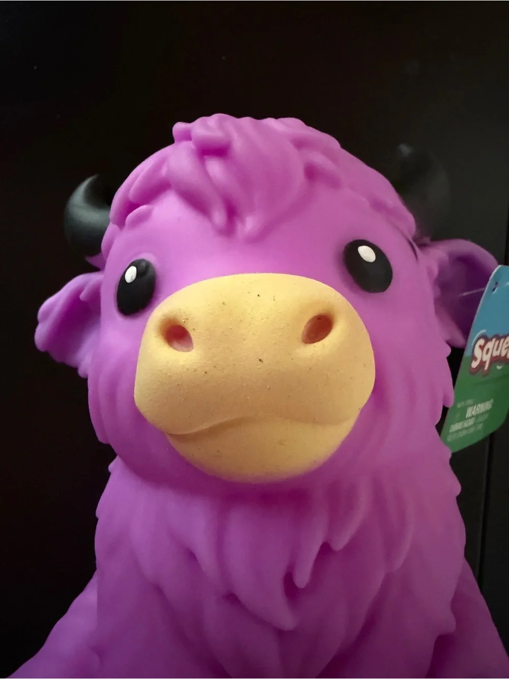 New Sunny Days Squeeezy Purple Highland Cow Squishy Toy 3+ Viral Fidget Squeeze